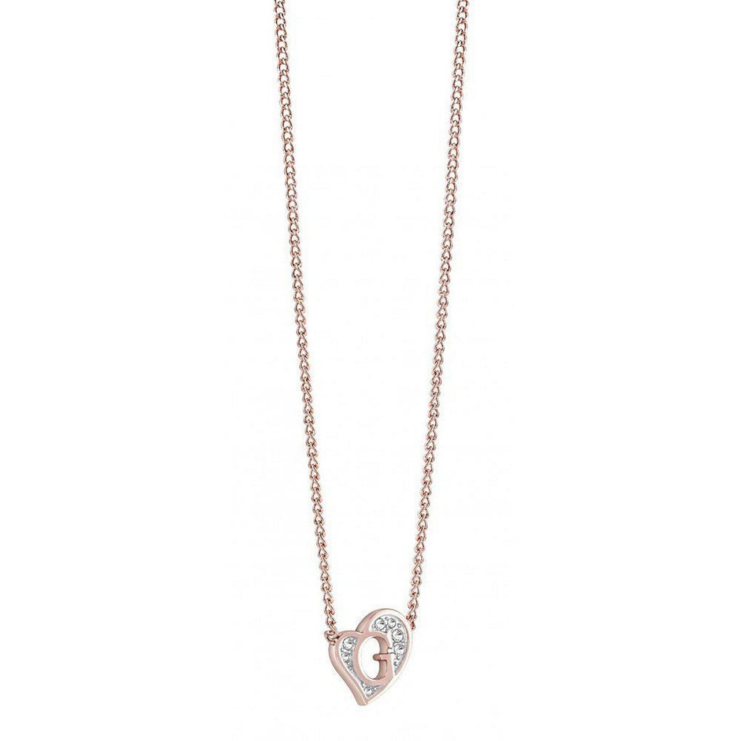 Guess Damen Kette Halskette Edelstahl roségold UBN71538