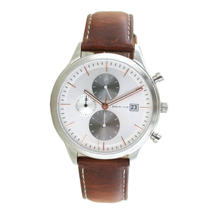 Bering Herren Uhr Armbanduhr Chronograph - 16042-500 Leder