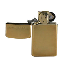 Laden Sie das Bild in den Galerie-Viewer, Zippo Feuerzeug Modell 1654 Slim Solid Brass 1932-1991