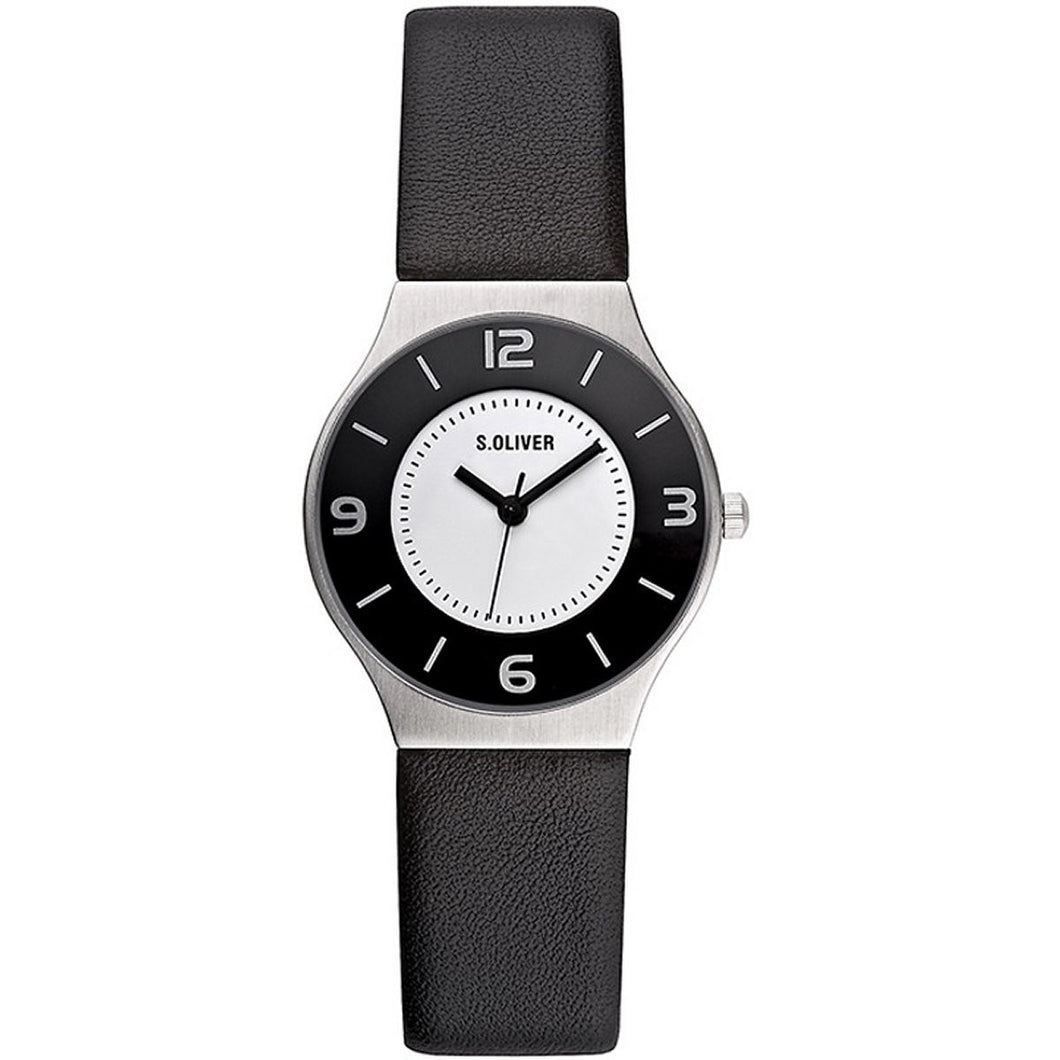 s.Oliver Herren Uhr Armbanduhr Leder SO-1698-LQ