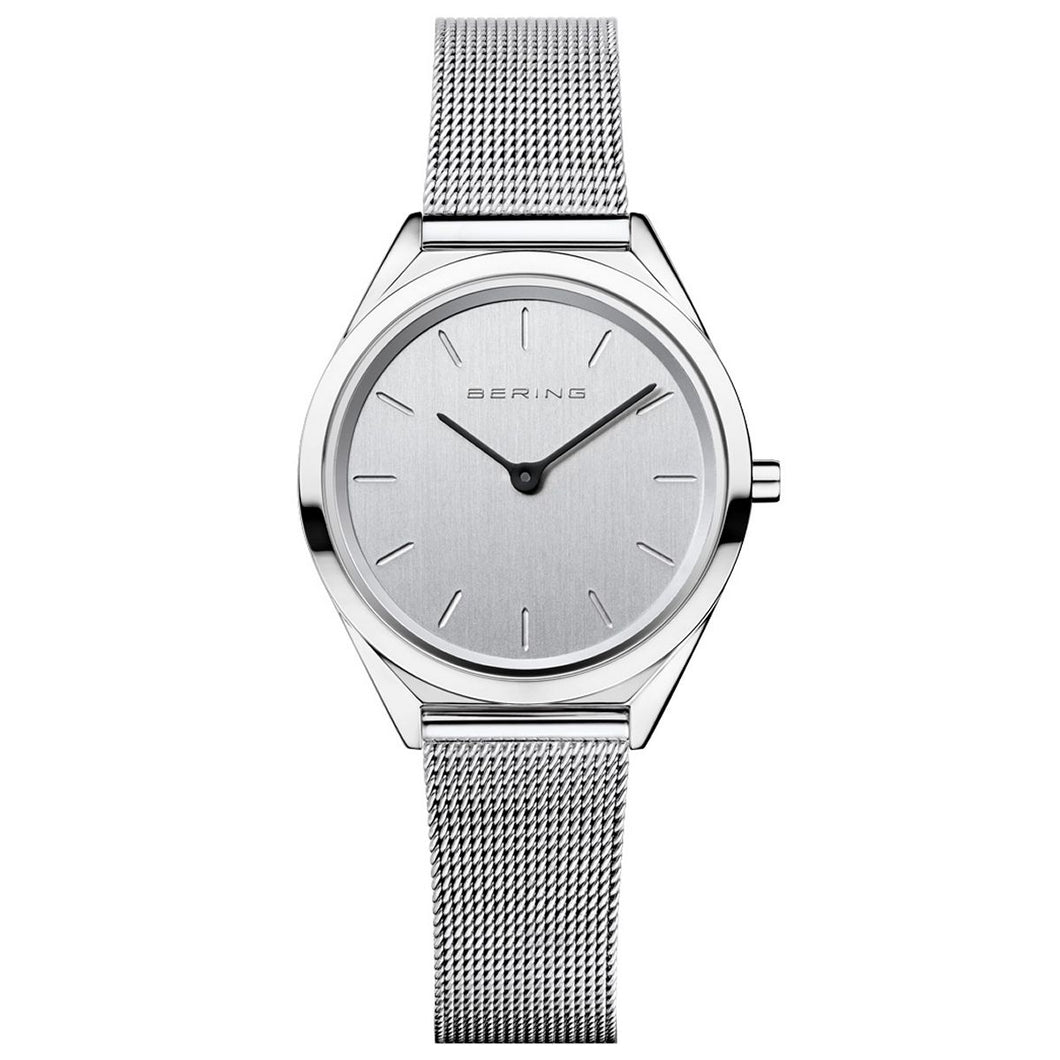 Bering Damen Uhr Armbanduhr Slim Classic - 17031-000 Edelstahl