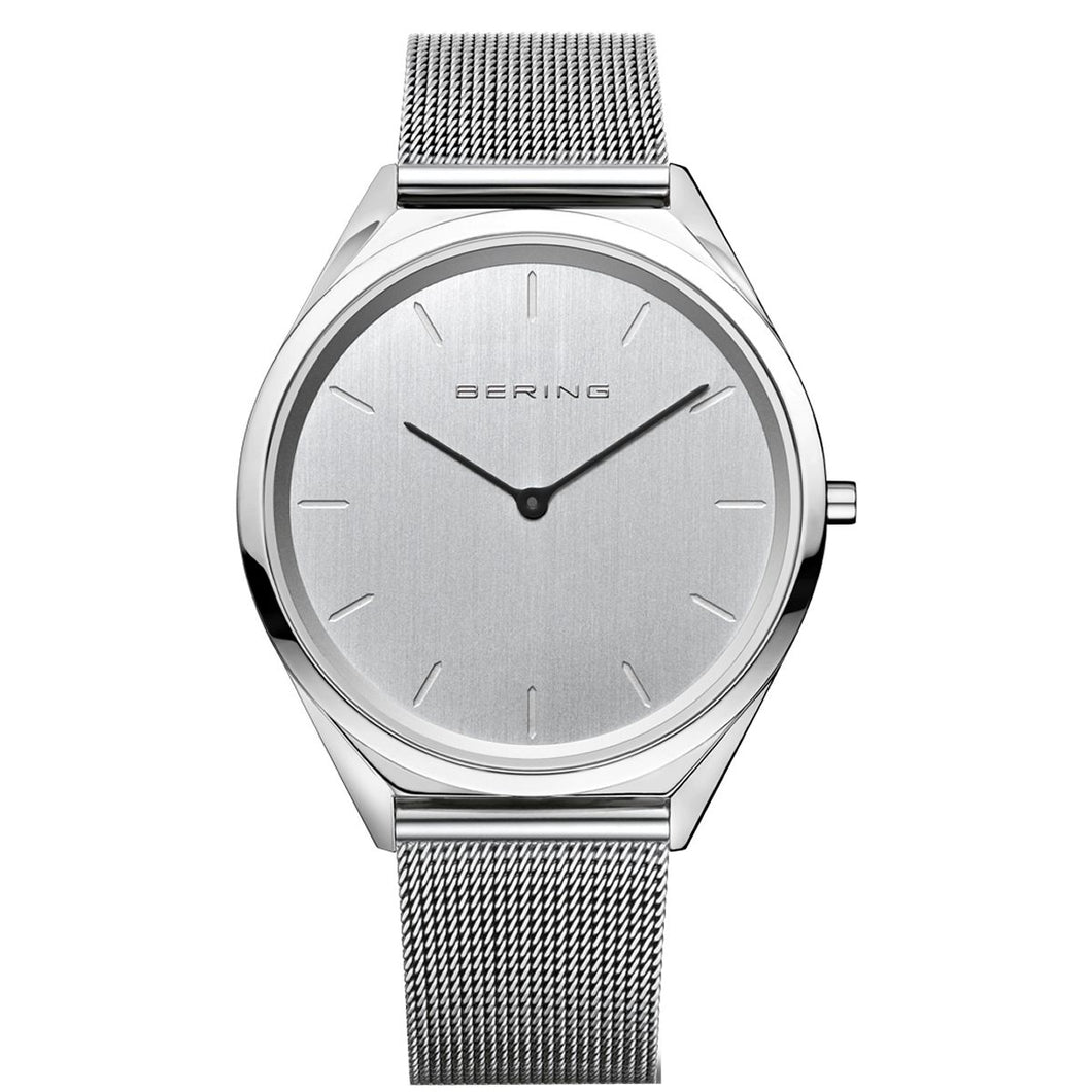 Bering Unisex Uhr Armbanduhr Classic - 17039-000 Meshband
