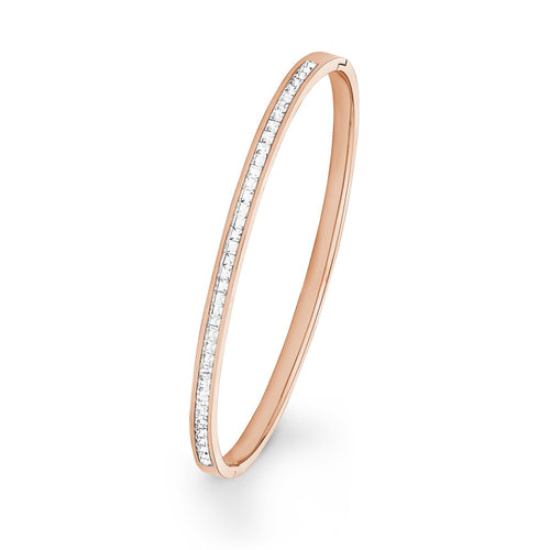 s.Oliver Jewel Damen Armband Armreif Edelstahl IP Rosé 2018536