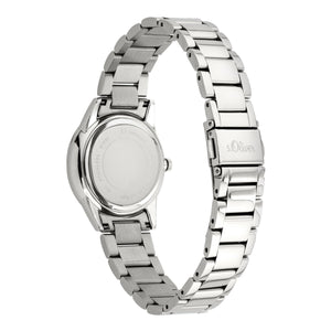 s.Oliver Damen Uhr Armbanduhr Edelstahl SO-3598-MQ