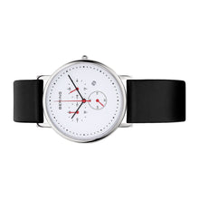 Laden Sie das Bild in den Galerie-Viewer, Bering Herren Uhr Armbanduhr Slim Classic Chronograph - 10540-AZ1 Leder