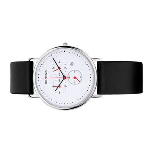 Bering Herren Uhr Armbanduhr Slim Classic Chronograph - 10540-AZ1 Leder