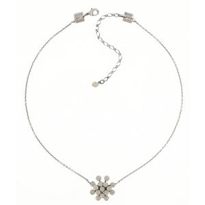 Konplott Halskette hängend Collier Magic Fireball weiß Hellgrau opal