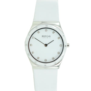 Bering Damen Uhr Armbanduhr Slim Ceramic - 32230-684-1 Leder