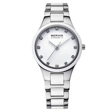 Laden Sie das Bild in den Galerie-Viewer, Bering Damen Uhr Armbanduhr Slim Ceramic - 32327-754 Edelstahl