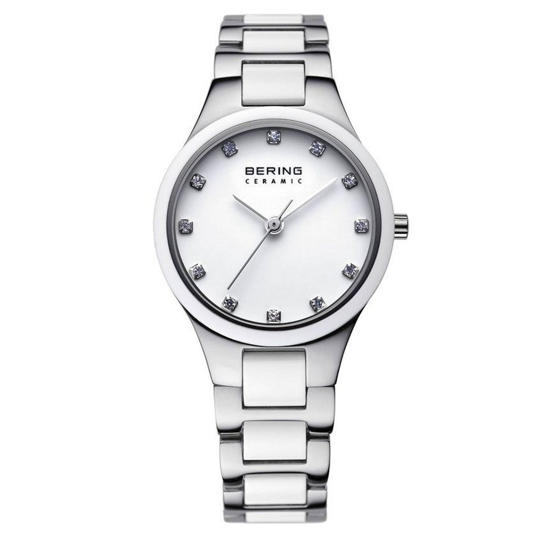 Bering Damen Uhr Armbanduhr Slim Ceramic - 32327-754 Edelstahl