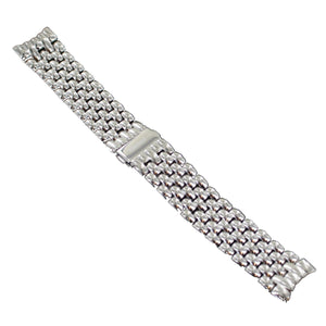 Ingersoll Ersatzband für Uhren Edelstahl Faltschl. Silber IN8704 22 mm