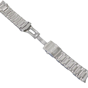 Ingersoll Ersatzband für Uhren Edelstahl Faltschl. Silber Bison No.34 24 mm