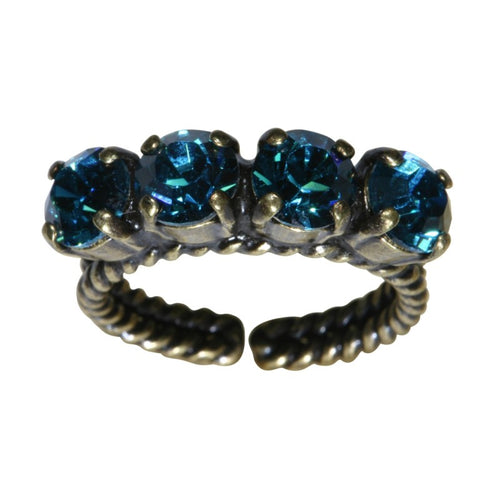 Konplott Ring Colour Snake türkis Indikolit SS 29