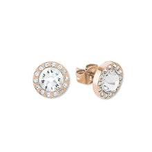 Laden Sie das Bild in den Galerie-Viewer, s.Oliver Jewel Damen Ohrringe Edelstahl rosegold 2015046