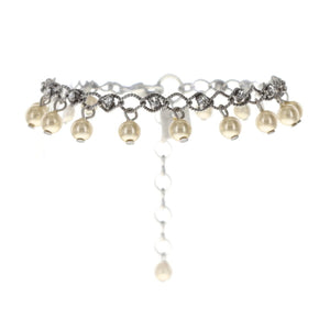 Konplott Armband Armkette Dutchess white crystal silber