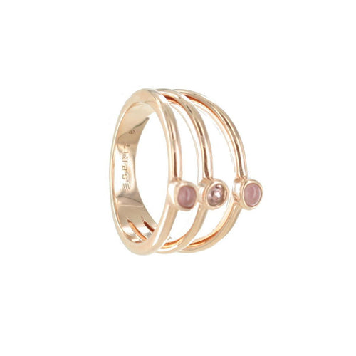 Esprit Damen Ring Edelstahl Rosé Gr.18 ESRG02729C180