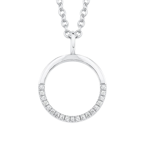 s.Oliver Jewel Damen Kette Silber Zirkonia Kreis 2018677