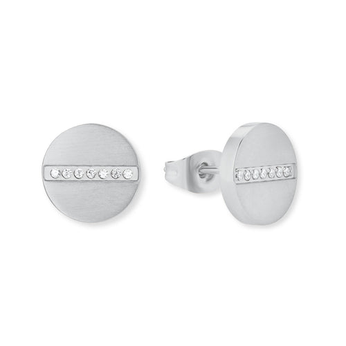s.Oliver Jewel Damen Ohrringe Edelstahl Silber Zirkonia 2021095