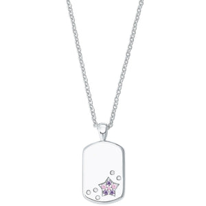 Prinzessin Lillifee Kinder Kids Halskette Silber Stern Gravurplatte 2027207