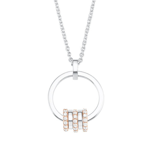 s.Oliver Jewel Damen Kette Halskette Silber Zirkonia 2027610