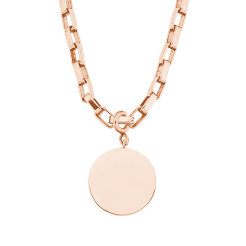 s.Oliver Jewel Damen Kette Halskette Edelstahl IP ROSE 2028465