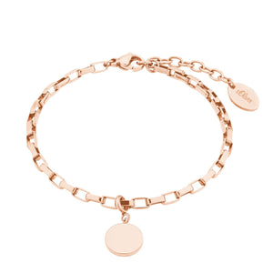 s.Oliver Jewel Damen Armband Armkette Edelstahl IP Rosé 2028466