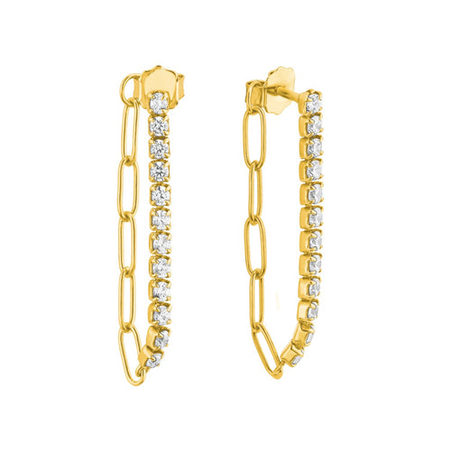 s.Oliver Jewel Damen Ohrringe Ohrstecker Silber gold Zirkonia 2028514