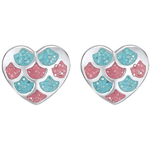 Prinzessin Lillifee Kinder Ohrringe Silber Herz Zirkonia 2031157