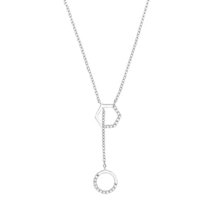 s.Oliver Jewel Damen Kette Halskette Collier Silber Zirkonia 2031420