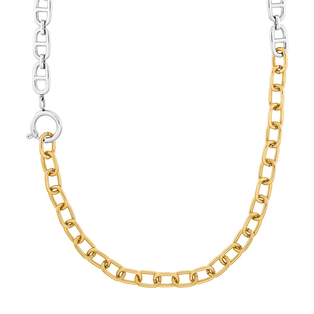 s.Oliver Jewel Damen Kette Halskette Edelstahl IP Gold 2031455