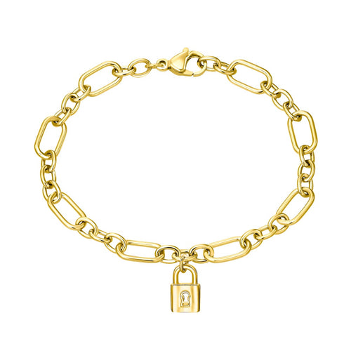 s.Oliver Jewel Damen Armband Armkette Edelstahl IP Gold 2032522