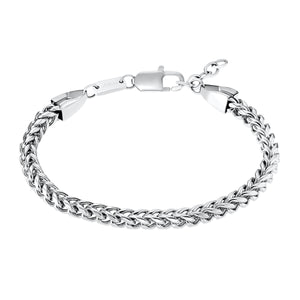 s.Oliver Jewel Herren Armband Armkette Edelstahl silber 2032542