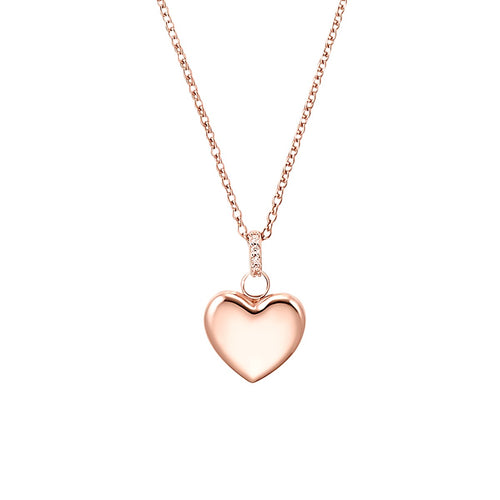 s.Oliver Jewel Damen Kette Halskette Silber rosé Herz 2032598