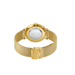 s.Oliver Damen Uhr Armbanduhr Edelstahl gold 2033517