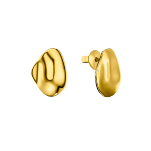 s.Oliver Jewel Damen Ohrringe Ohrstecker Edelstahl IP Gold 2033899