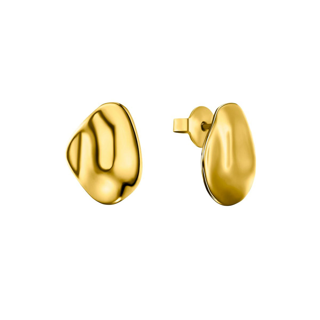 s.Oliver Jewel Damen Ohrringe Ohrstecker Edelstahl IP Gold 2033899