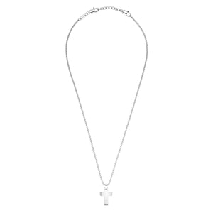 s.Oliver Jewel Herren Kette Edelstahl Kreuz 2033914