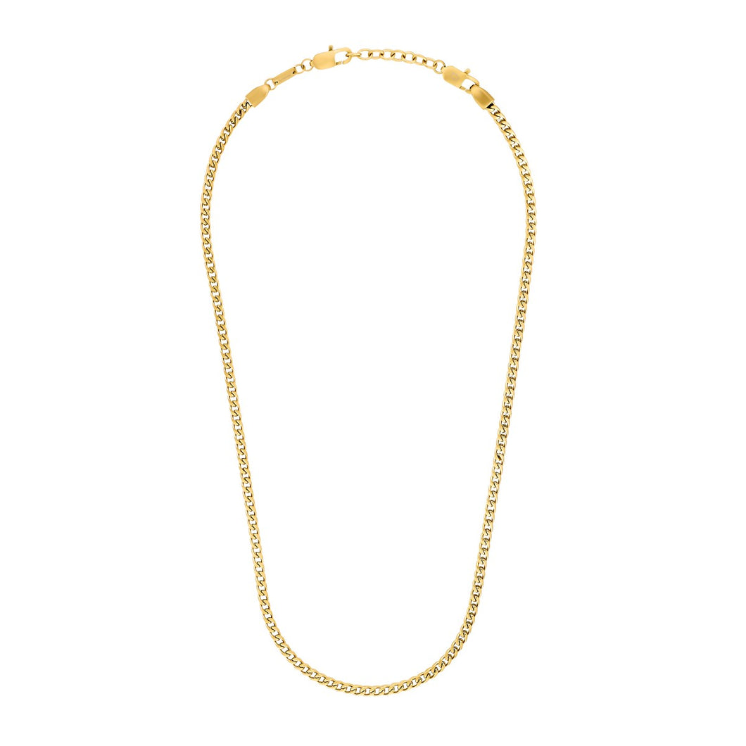 s.Oliver Jewel Herren Kette Edelstahl IP Gold 2033931