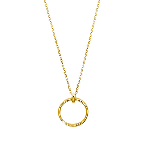 s.Oliver Jewel Damen Kette Halskette Edelstahl IP Gold 2033934