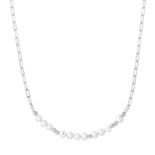 s.Oliver Jewel Damen Kette Halskette Collier Silber Perlen 2034890