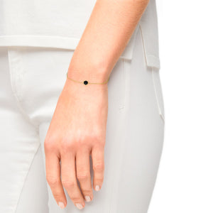 s.Oliver Jewel Damen Armband Armkette Silber goldfarben Zirkonia Hexagon 2034896