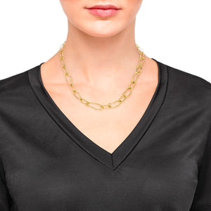 s.Oliver Jewel Damen Kette Collier Edelstahl IP Gold 2034926