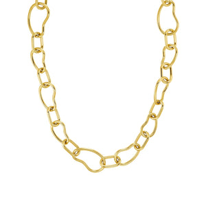 s.Oliver Jewel Damen Kette Collier Edelstahl IP Gold 2034926