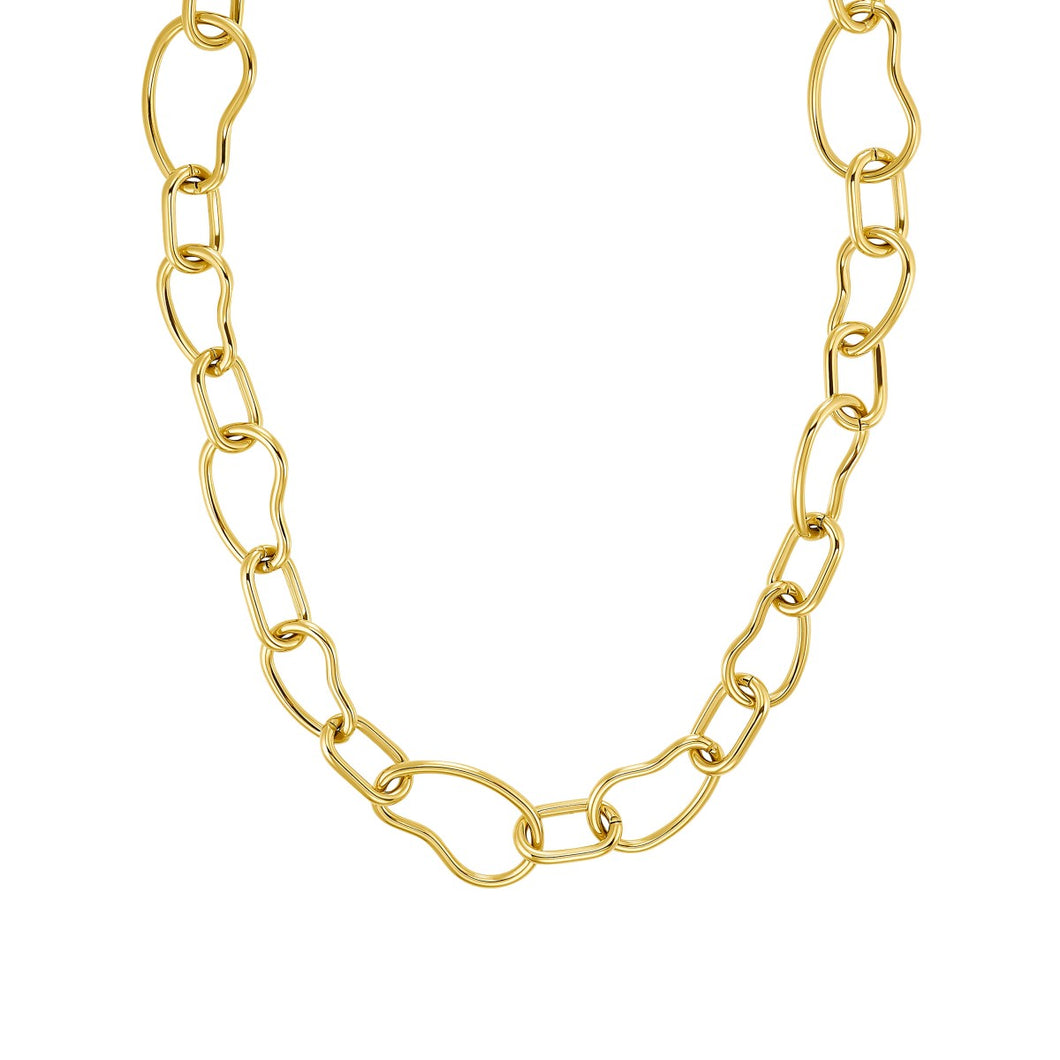 s.Oliver Jewel Damen Kette Collier Gold IP 2034926 – Preiswert24 Edelstahl