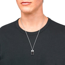 Laden Sie das Bild in den Galerie-Viewer, s.Oliver Jewel Herren Kette Edelstahl Anhänger Dog-Tag 2034935