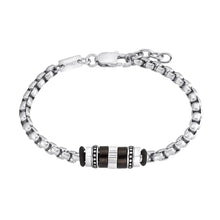Laden Sie das Bild in den Galerie-Viewer, s.Oliver Jewel Herren Armband Armkette Edelstahl 2034945