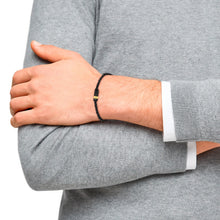 Laden Sie das Bild in den Galerie-Viewer, s.Oliver Jewel Herren Armband Armkette Edelstahl IP schwarz 2034953