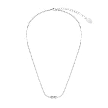 Laden Sie das Bild in den Galerie-Viewer, s.Oliver Jewel Damen Kette Halskette Collier Silber Zirkonia Infinity 2034963