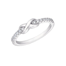 Laden Sie das Bild in den Galerie-Viewer, s.Oliver Jewel Damen Ring Silber 925 silber Zirkonia Infinity 203496