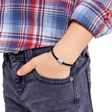 Laden Sie das Bild in den Galerie-Viewer, s.Oliver Jewel Kinder und Jugendliche Armband Edelstahl Leder Jungen 2035804